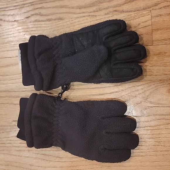 Lands End Kids' Fleece Insulated Snow Ski Gloves - Picture 2 of 2